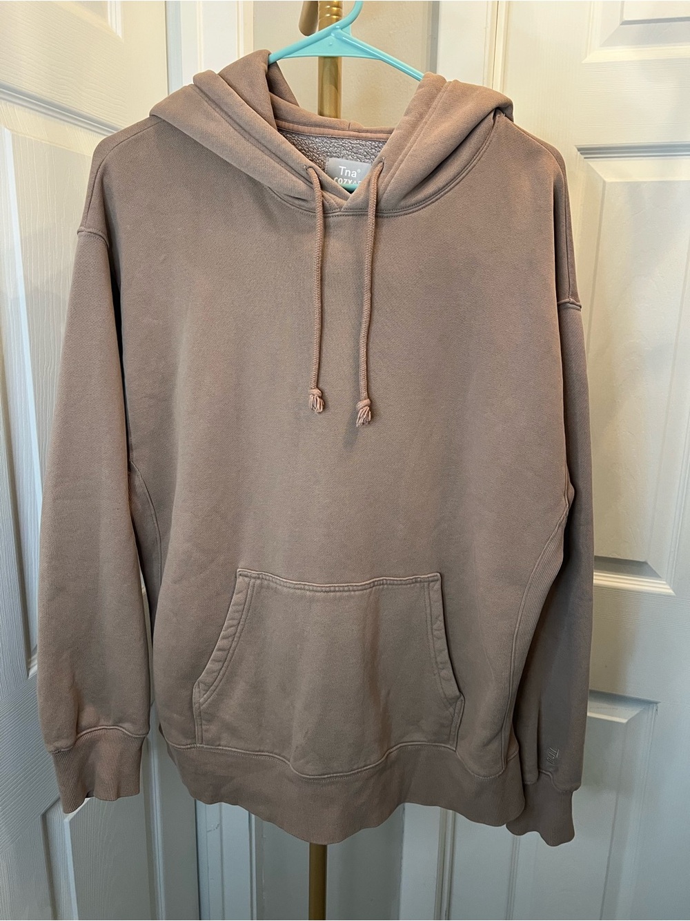 TNA Hoodie in Mauve Taupe